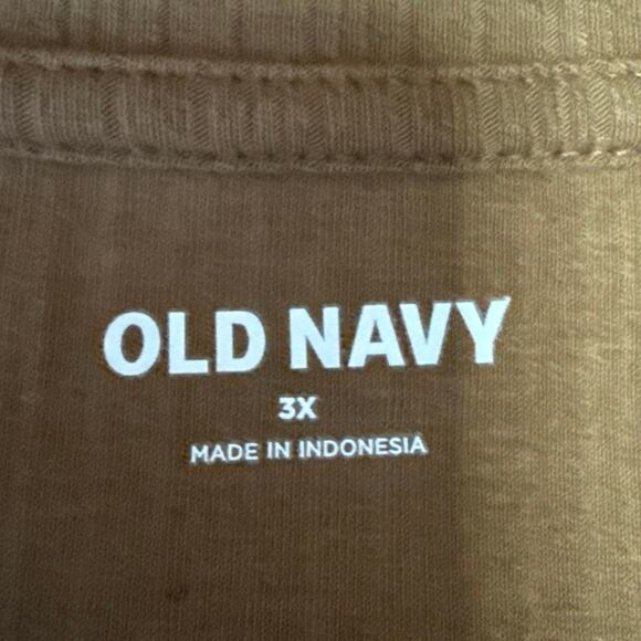 NEW Old Navy Brown Rib Knit Long Sleeve Square Neck Pullover Sweater Top Size 3X - Picture 3 of 4